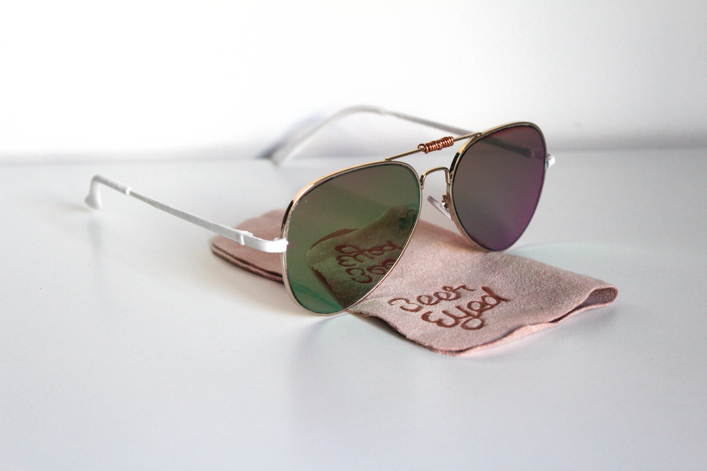 Blonde Coil Eyed Sunglasses